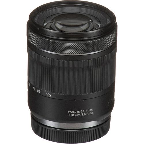 عدسة Canon RF 24-105mm F4-7.1 IS STM، تثبيت الصورة حتى 5 توقفات، إطار كامل، تركيز STM