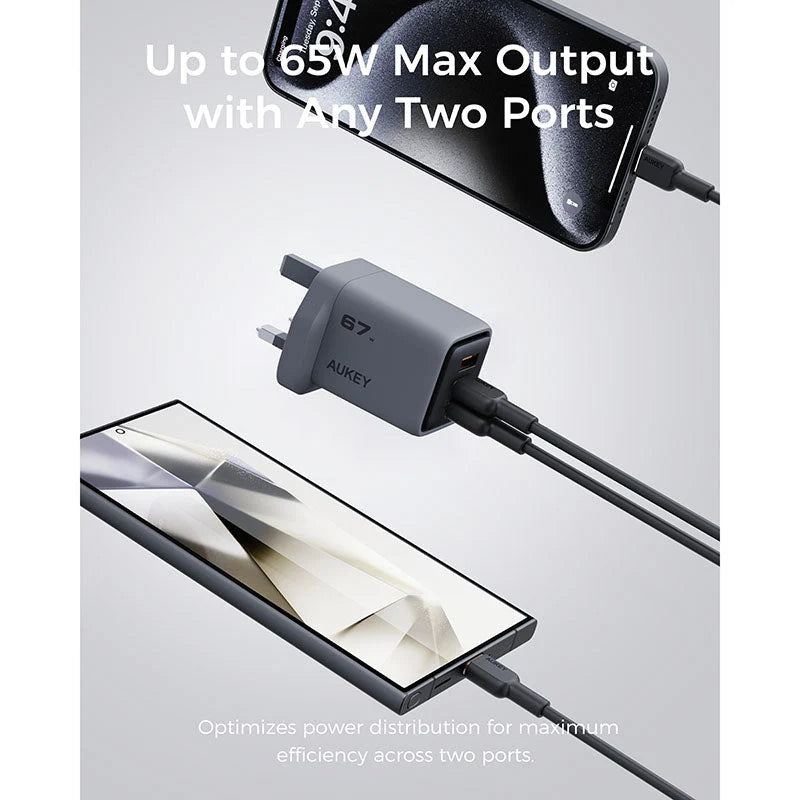 AUKEY 67W GaN PD Wall Charger