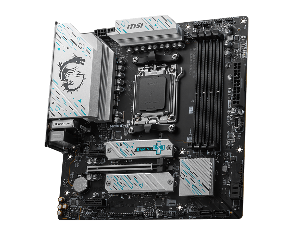 MSI B650M Gaming Plus WiFi Gaming Motherboard, DDR5, PCIe 4.0, Wi-Fi 6E
