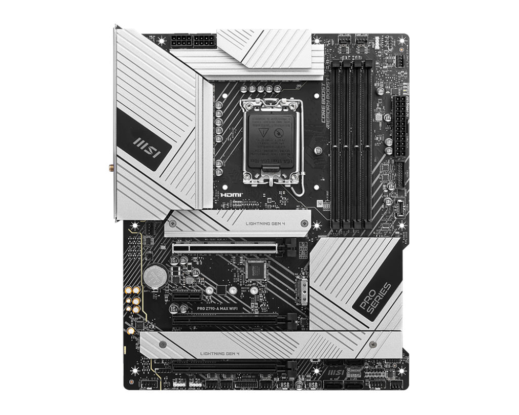 MSI PRO Z790-A MAX WiFi ProSeries Motherboard, DDR5, PCIe 5.0, Wi-Fi 7