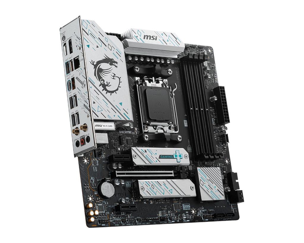 لوحة أم للألعاب MSI B650M Gaming Plus WiFi، DDR5، PCIe 4.0، Wi-Fi 6E