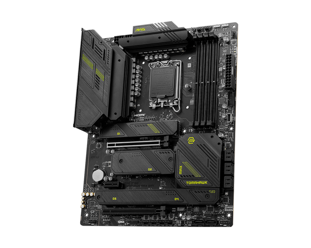 MSI MAG Z790 Tomahawk MAX  WiFi Gaming Motherboard, DDR5, PCIe 5.0, Wi-Fi 7