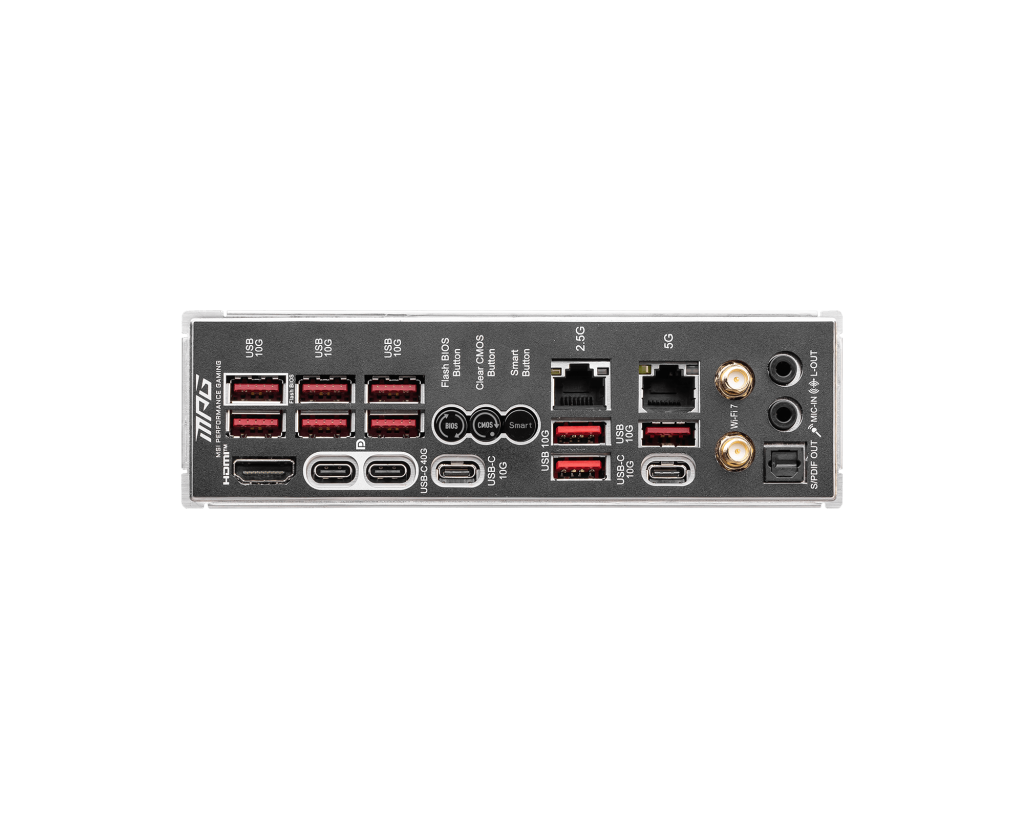MSI MPG X870E Carbon WiFi Gaming Motherboard, DDR5, PCIe 5.0, Wi-Fi 7