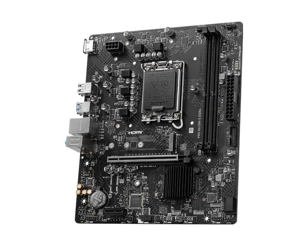 لوحة الأم MSI PRO H610M-S DDR4 ProSeries، DDR4، PCIe 4
