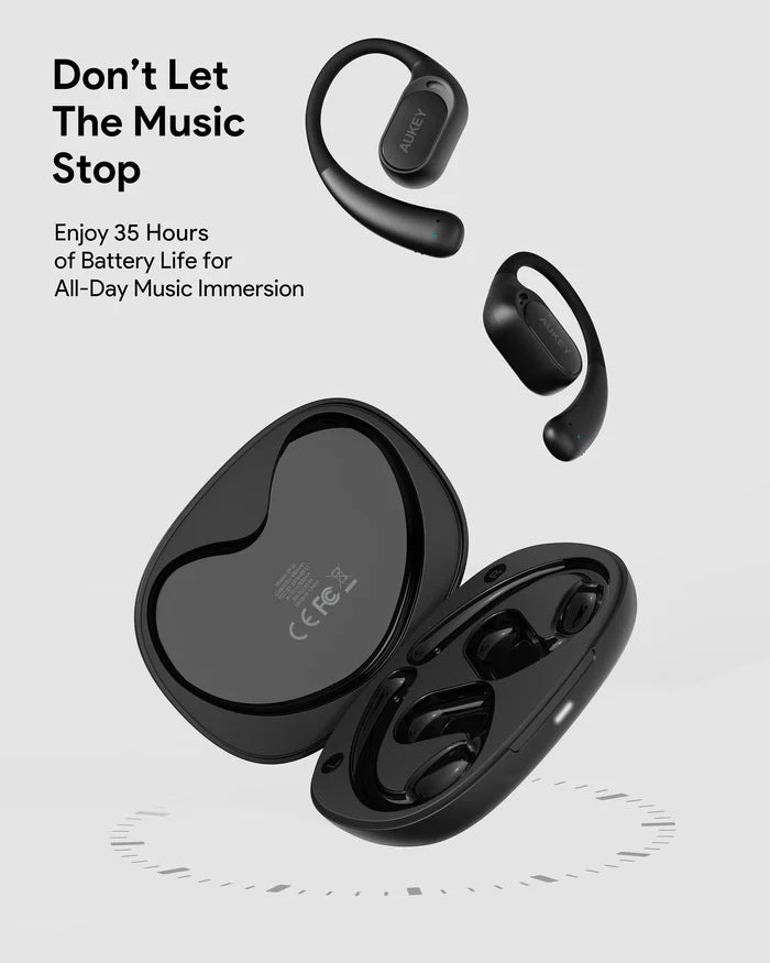 سماعات أذن Aukey مفتوحة من نوع Open-ear القابلة للارتداء