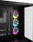 علبة كمبيوتر Corsair iCUE LINK 6500X RGB Mid Tower ATX مزدوجة الحجرات، متوافقة مع اللوحات الأم ذات الاتصال العكسي