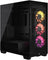 علبة كمبيوتر Corsair iCUE LINK 3500X RGB Mid Tower، زجاج مقسّى بانورامي، متوافقة مع اللوحات الأم ذات الاتصال العكسي