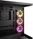 علبة كمبيوتر Corsair iCUE LINK 3500X RGB Mid Tower، زجاج مقسّى بانورامي، متوافقة مع اللوحات الأم ذات الاتصال العكسي