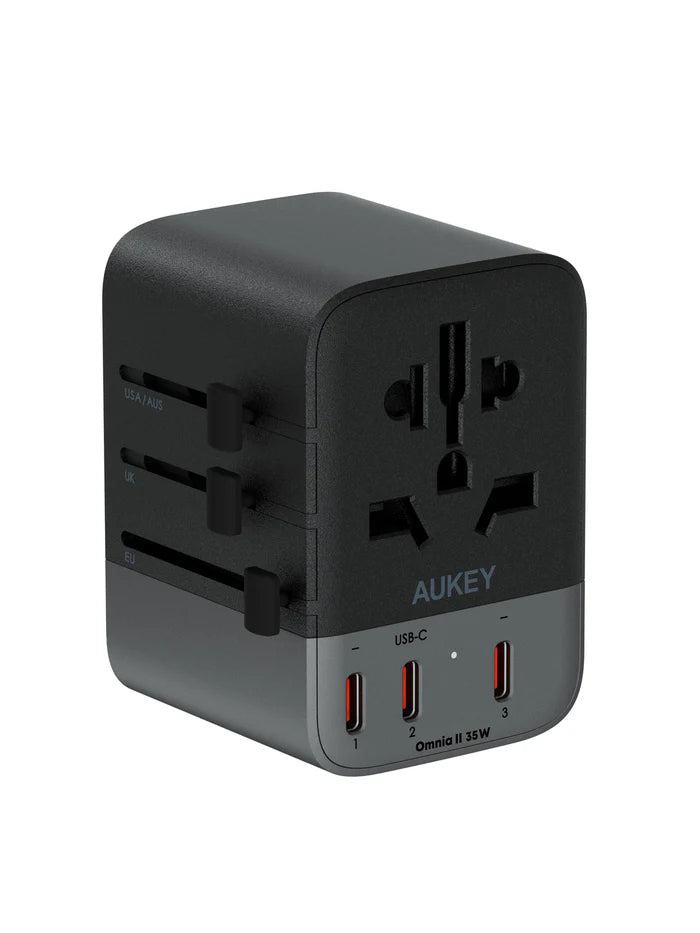 Aukey Universal Adapter with 35W PD Port 3C2A