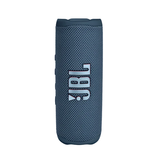 مكبر صوت بلوتوث محمول مقاوم للماء JBL Flip 6 مع 12 ساعة تشغيل ومقاومة للماء IPX7 - أزرق