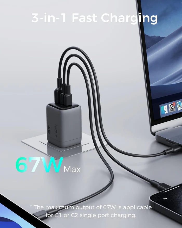 AUKEY 45W GaN PD Wall Charger