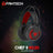 Fantech Chief II RGB Over Ear Gaming Headset with Noise Canceling Microphone, Black/Red - HG20