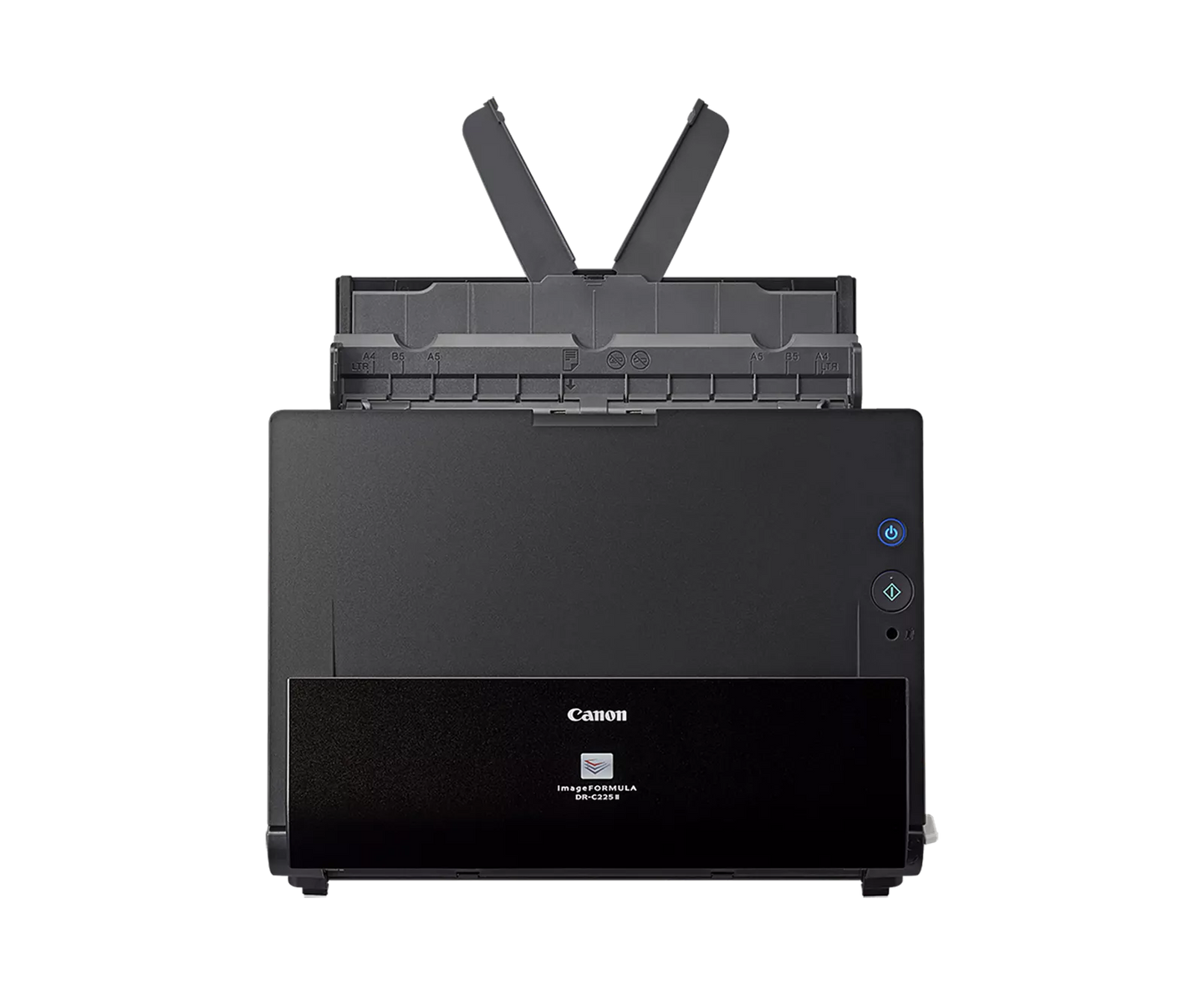 ماسحة مستندات مكتبية Canon imageFORMULA DR-C225 II، مصباح LED ثلاثي الألوان RGB، USB