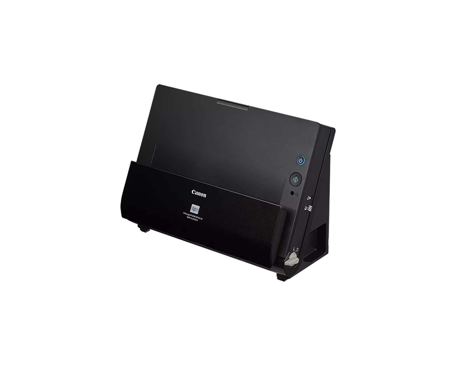 ماسحة مستندات مكتبية Canon imageFORMULA DR-C225 II، مصباح LED ثلاثي الألوان RGB، USB