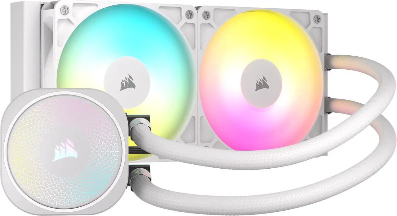 مبرد وحدة المعالجة المركزية السائل Corsair Nautilus 240 RS ARGB، اتصال مباشر باللوحة الأم، تبريد منخفض الضوضاء