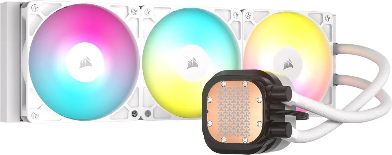 مبرد وحدة المعالجة المركزية السائل Corsair Nautilus 360 RS ARGB، اتصال مباشر باللوحة الأم، تبريد منخفض الضوضاء