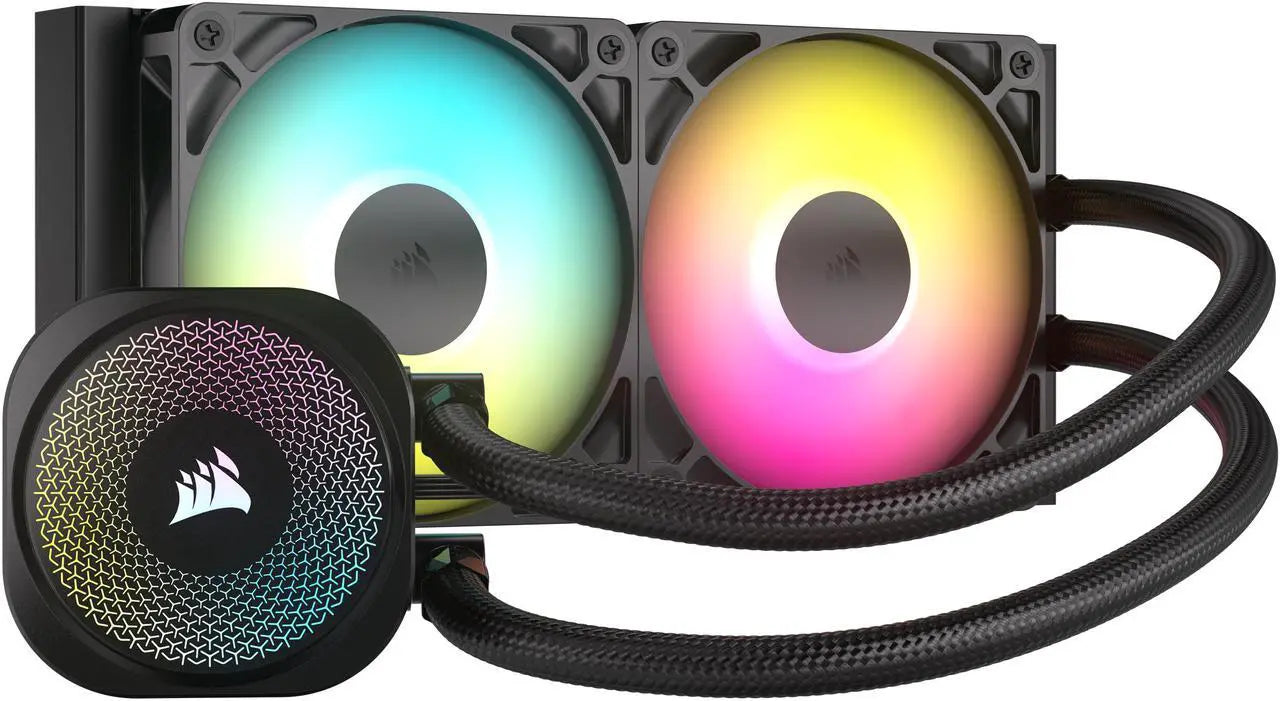مبرد وحدة المعالجة المركزية السائل Corsair Nautilus 240 RS ARGB، اتصال مباشر باللوحة الأم، تبريد منخفض الضوضاء