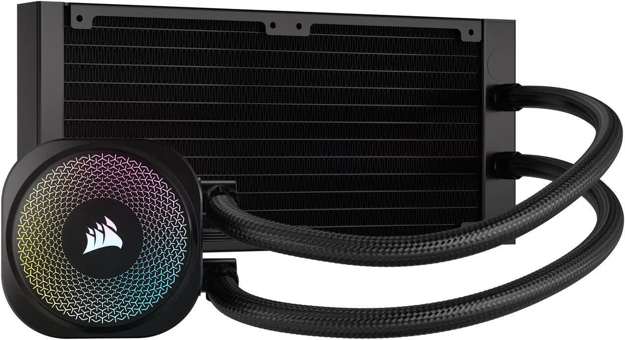 مبرد وحدة المعالجة المركزية السائل Corsair Nautilus 240 RS ARGB، اتصال مباشر باللوحة الأم، تبريد منخفض الضوضاء