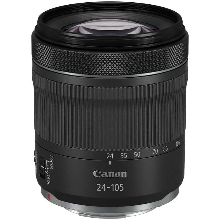 عدسة Canon RF 24-105mm F4-7.1 IS STM، تثبيت الصورة حتى 5 توقفات، إطار كامل، تركيز STM