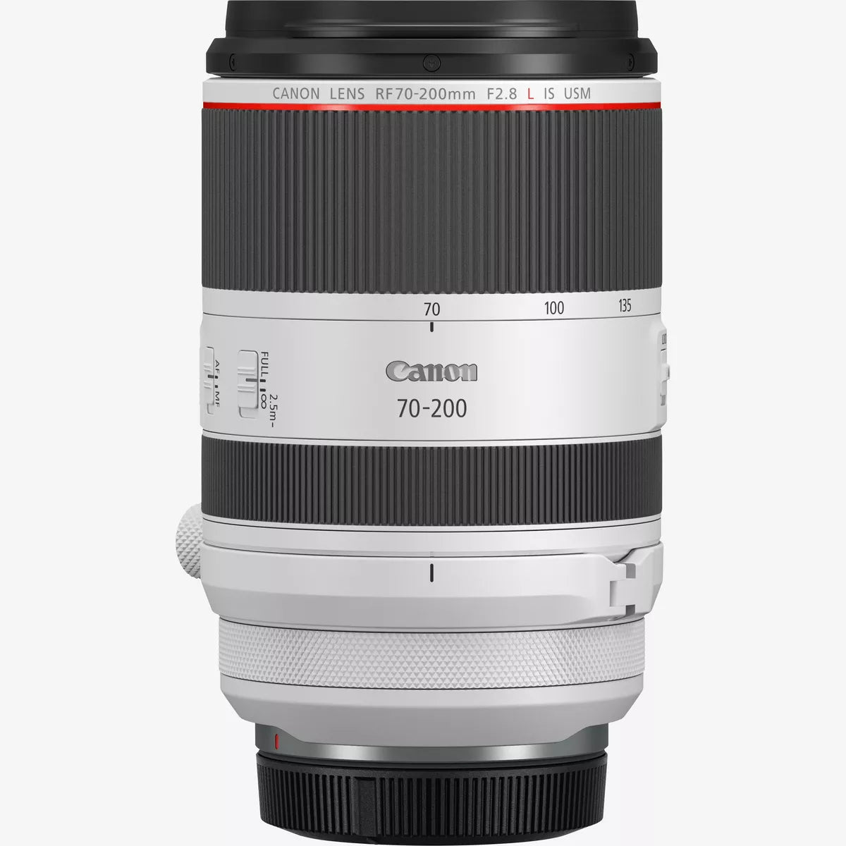 عدسة كانون RF 70-200mm F2.8L IS USM، تثبيت صورة 5 توقف، محرك Nano USM مزدوج، حلقة تحكم بالعدسة، احترافية الفئة L