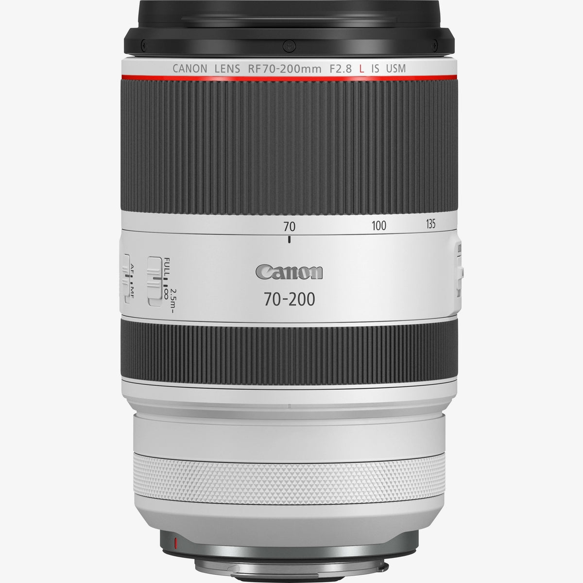 عدسة كانون RF 70-200mm F2.8L IS USM، تثبيت صورة 5 توقف، محرك Nano USM مزدوج، حلقة تحكم بالعدسة، احترافية الفئة L