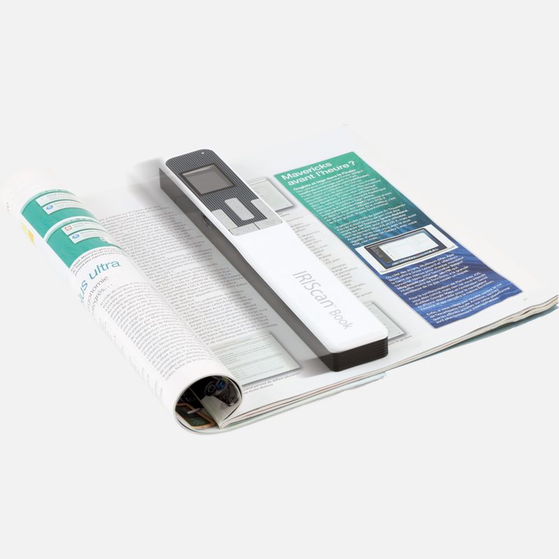 ماسحة ضوئية محمولة Canon IRIScan Book 5، تعمل بالبطارية