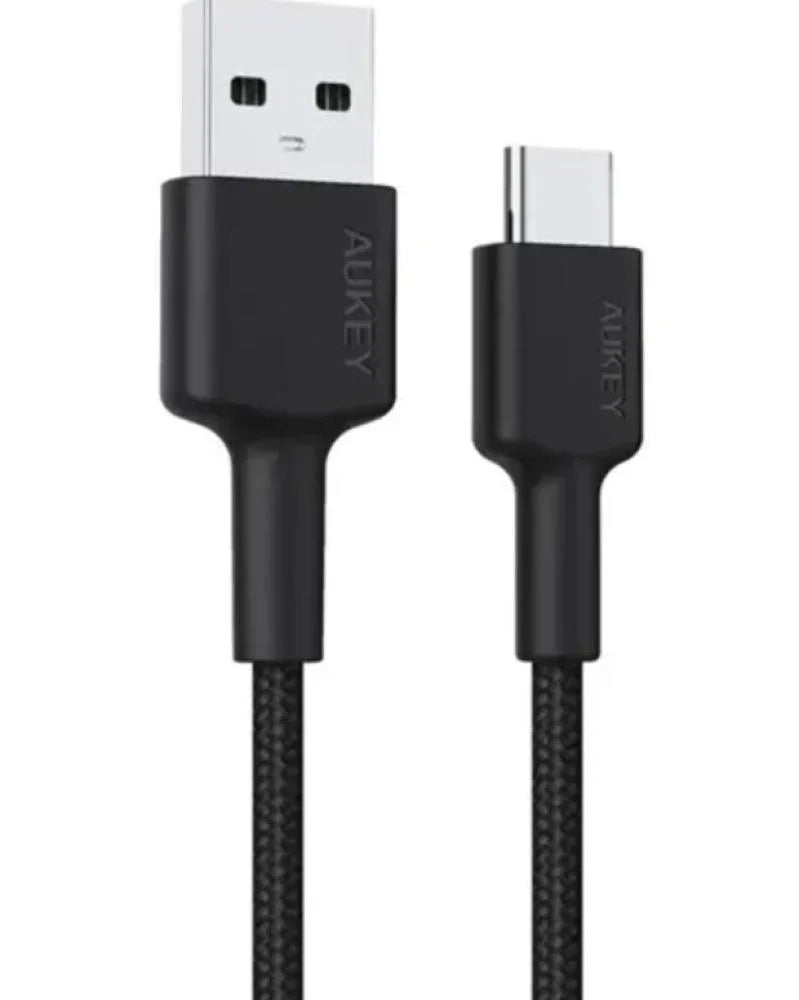 AUKEY Braided Nylon USB-A to USB-C Cable 0.9m