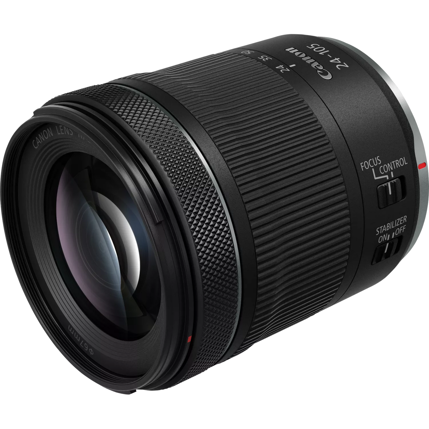 عدسة Canon RF 24-105mm F4-7.1 IS STM، تثبيت الصورة حتى 5 توقفات، إطار كامل، تركيز STM