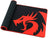 Redragon Kunlun Waterproof Gaming Mouse Pad, Black\Red - P006