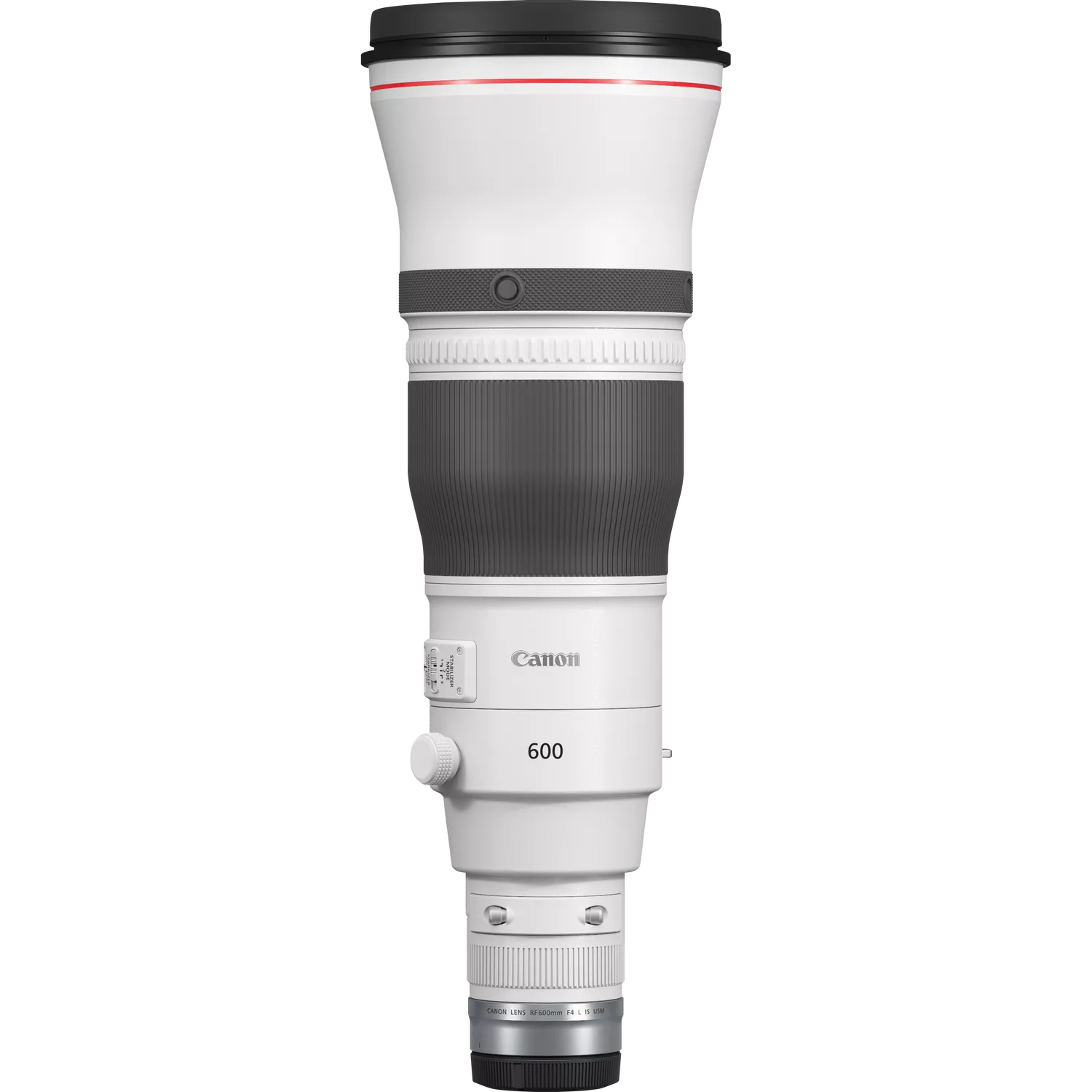 عدسة كانون RF 600mm F4L IS USM، عدسة احترافية من الفئة L، مثبت صور 5.5 توقف، إطار كامل