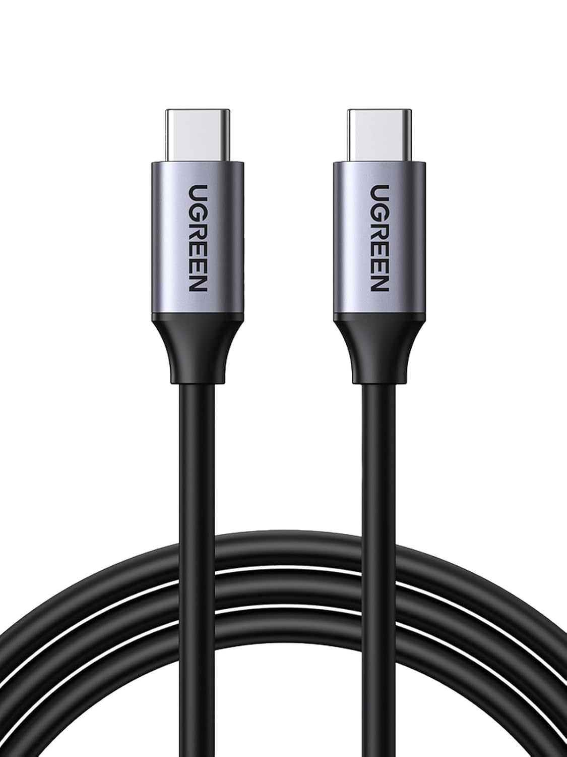 Ugreen USB 3.1 Type C Male to Type C Male Cable Nickel Plating Aluminum Shell, 1.5 Meter