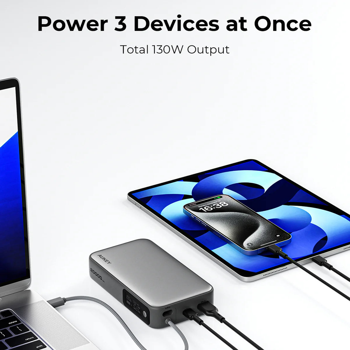Aukey 20000mah PD Charging130W