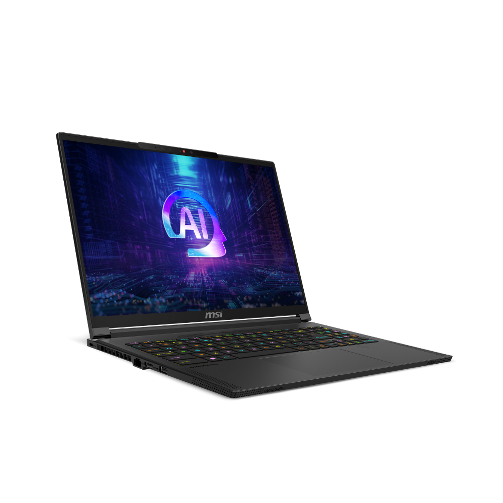 لابتوب MSI Stealth A16 AI A3HVFG، شاشة 16 بوصة QHD 240Hz IPS، معالج Ryzen AI 9 365، ذاكرة 32 جيجابايت، 1 تيرابايت NVMe PCIe، بطاقة رسوميات RTX 4060 8 جيجابايت