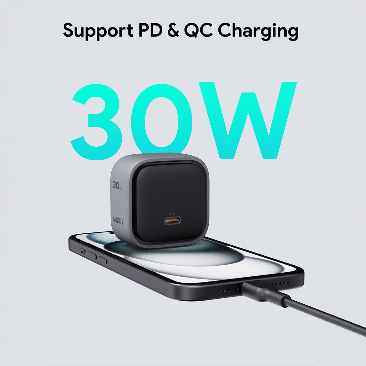 AUKEY 30W USB-C PD Wall Charger