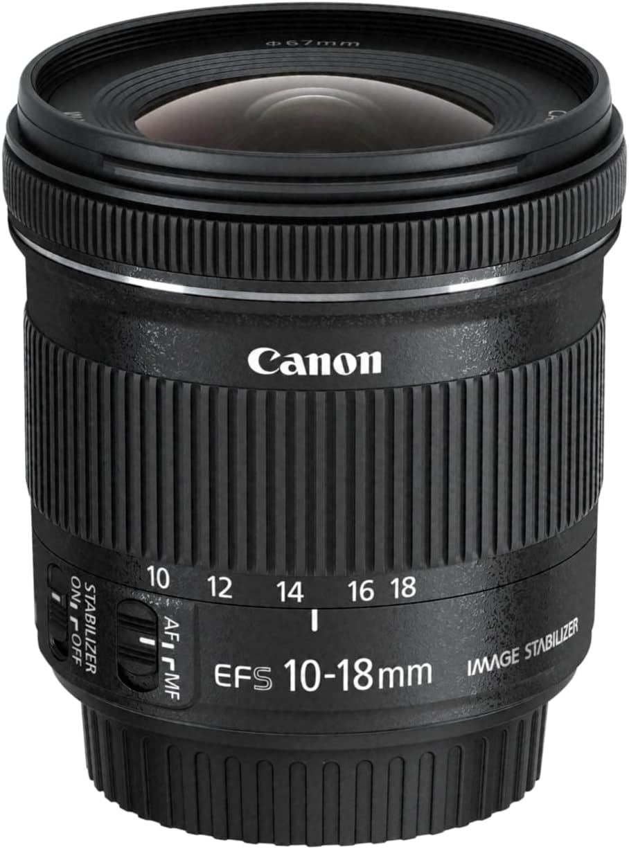 عدسة كانون EF-S 10-18mm f/4.5-5.6 IS STM، تركيز STM، مثبت الصور