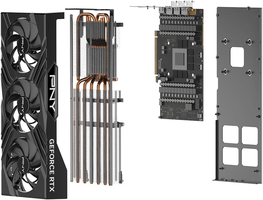 PNY GEFORCE RTX® 4080 SUPER 16GB VERTO Triple Fan Overclocked Edition DLSS 3