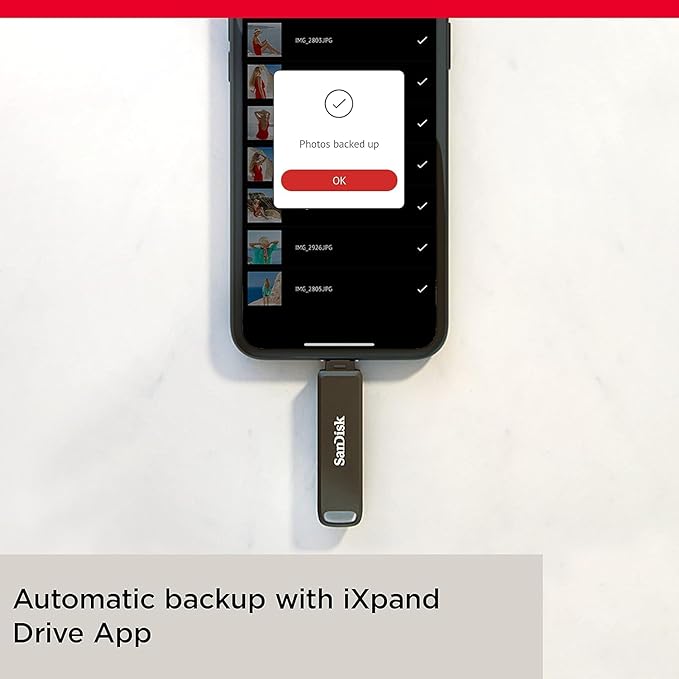 SanDisk iXpand Flash Drive Luxe 128GB USB-C & Lightning
