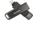 محرك أقراص SanDisk iXpand Flash Drive Luxe بسعة 128 جيجابايت USB-C و Lightning