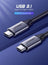 Ugreen USB 3.1 Type C Male to Type C Male Cable Nickel Plating Aluminum Shell, 1.5 Meter