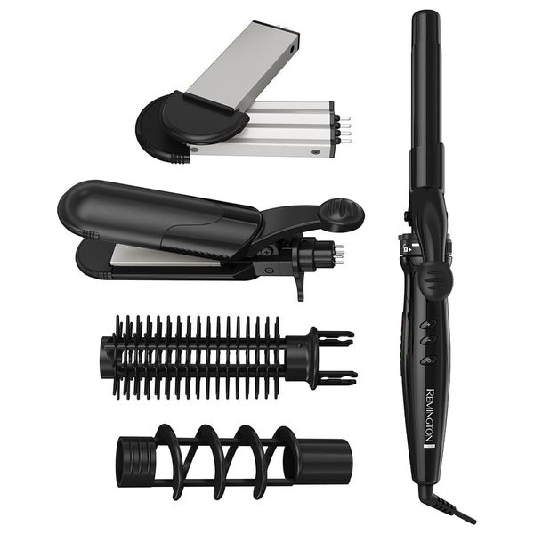 Remington S8670 Hair Straightener, Fast 60 Seconds Heat Up For Instant Styling - Black