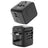 Moxom Multiport Travel Wall Charger And Socket, With Smart Charging Technology Support, Black - MX-HC100