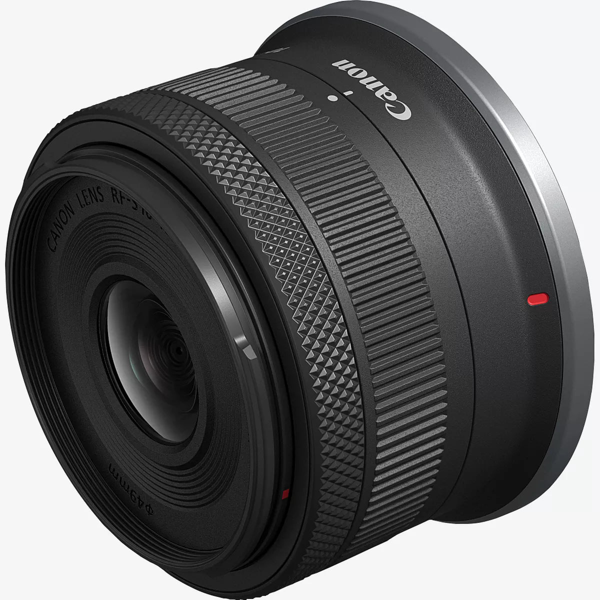 عدسة كانون RF-S مقاس 10-18 مم ببعد بؤري F4.5-6.3 مع ميزة تثبيت الصورة، 4 توقفات لتثبيت الصورة، تكبير بزاوية عريضة جداً، تصميم مدمج