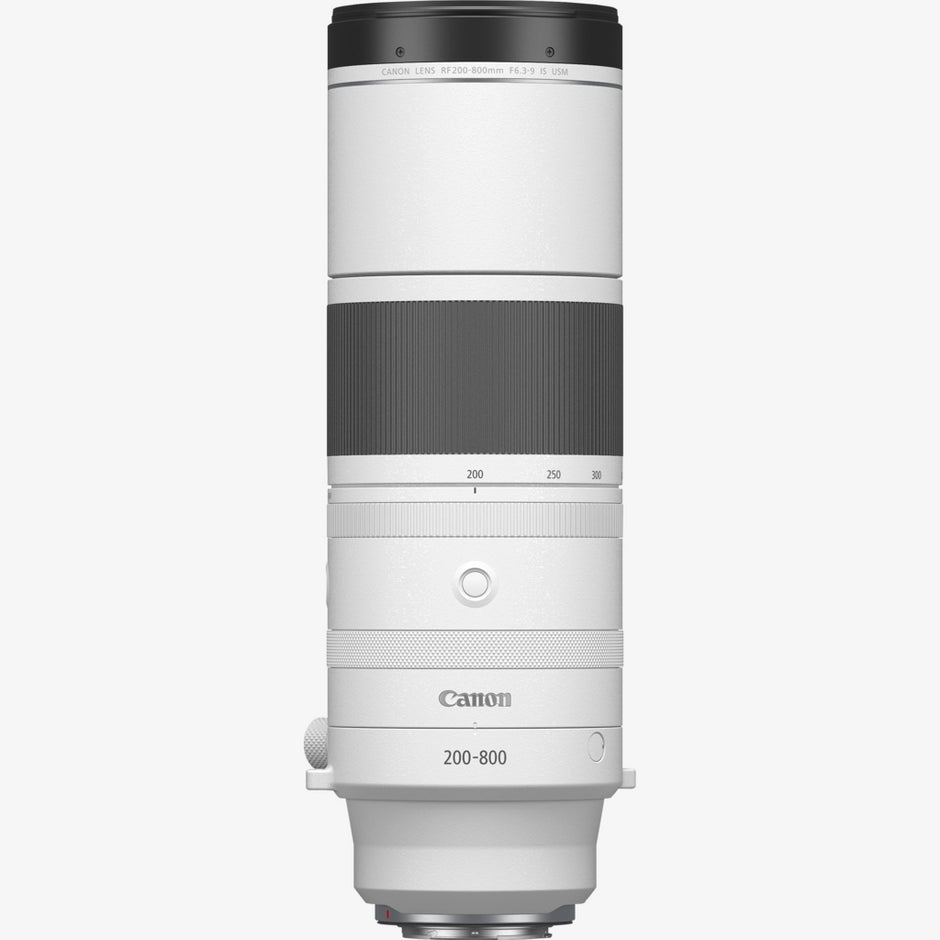 عدسة كانون RF 200-800mm F6.3-9 IS USM، 5.5 توقف، مثبت بصري للصور، بدون مرآة