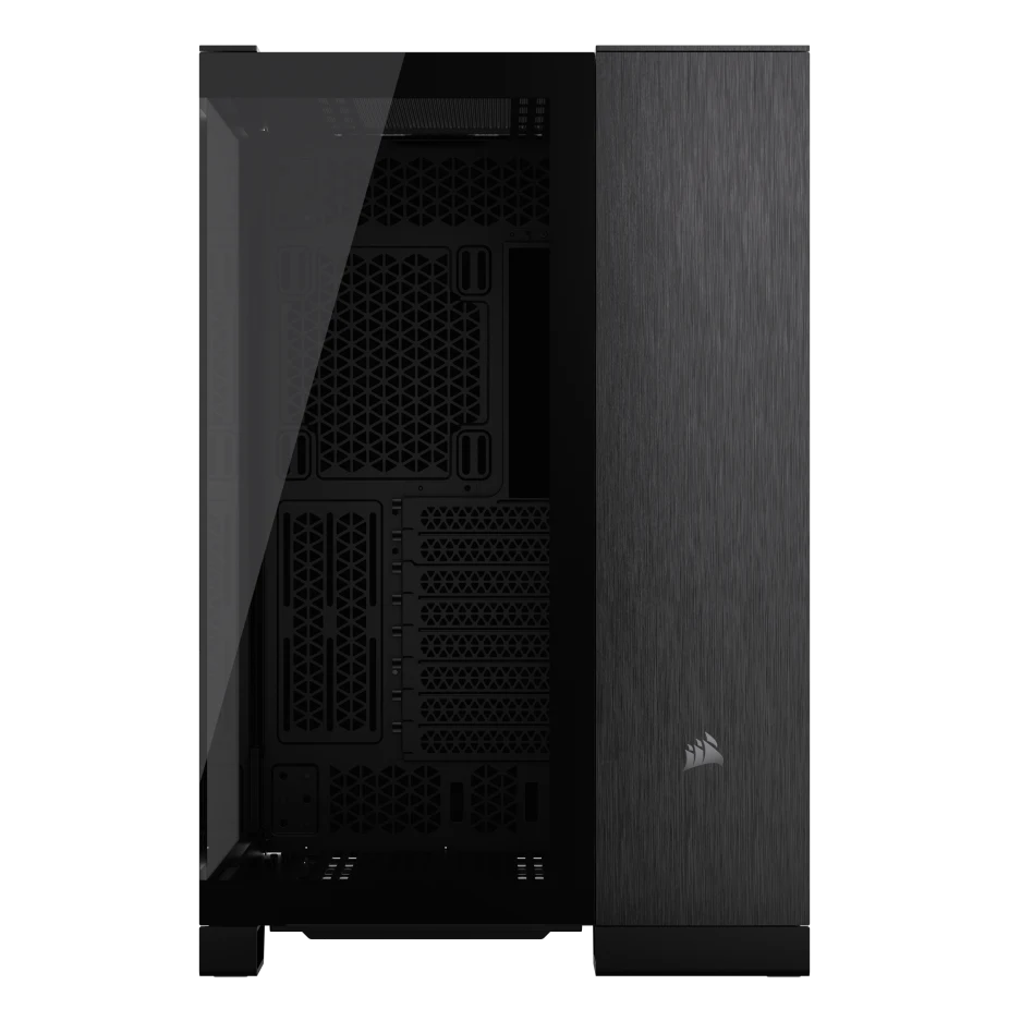 علبة الكمبيوتر Corsair 6500X Mid Tower ذات الحجرتين، متوافقة مع اللوحة الأم ذات الاتصال العكسي