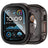 Fashion Case Apple Watch Ultra Protective Case With Screen Protector, 49mm - Black