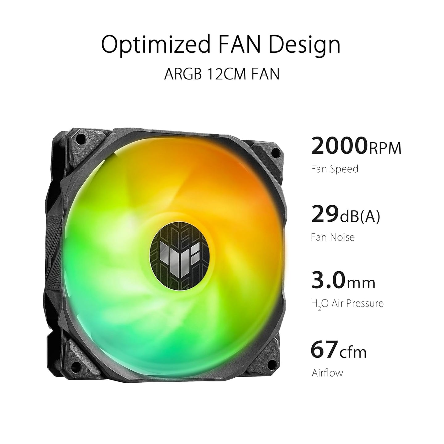 مبرد سائل لوحدة المعالجة المركزية ASUS TUF Gaming LC II 240 ARGB AIO