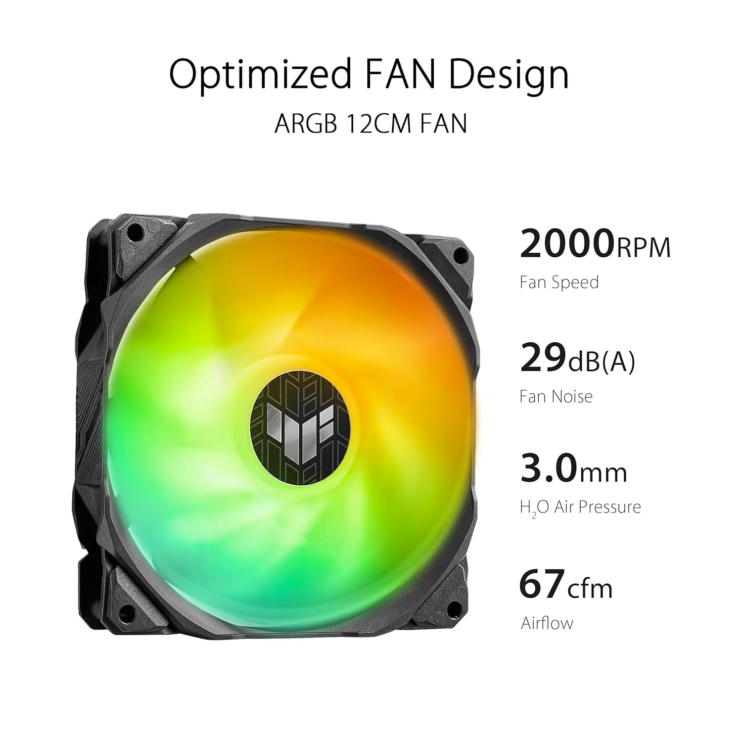 مبرد سائل لوحدة المعالجة المركزية ASUS TUF Gaming LC II 240 ARGB AIO