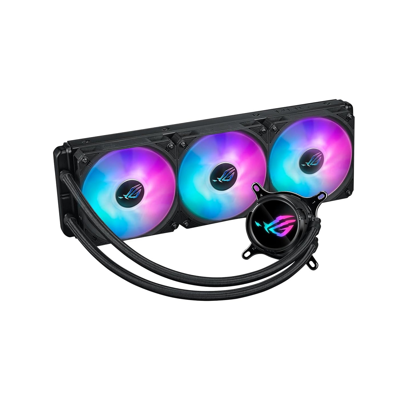 مبرد سائل لوحدة المعالجة المركزية ASUS ROG Strix LC III 360 ARGB الكل في واحد، مدعوم بتقنية Asetek Gen7 V2 مع 100 واط من السعة الحرارية الإضافية