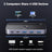 محول Ugreen USB Switch A & C لإدخال أجهزة الكمبيوتر يشارك 4 منافذ USB، محدد محول USB