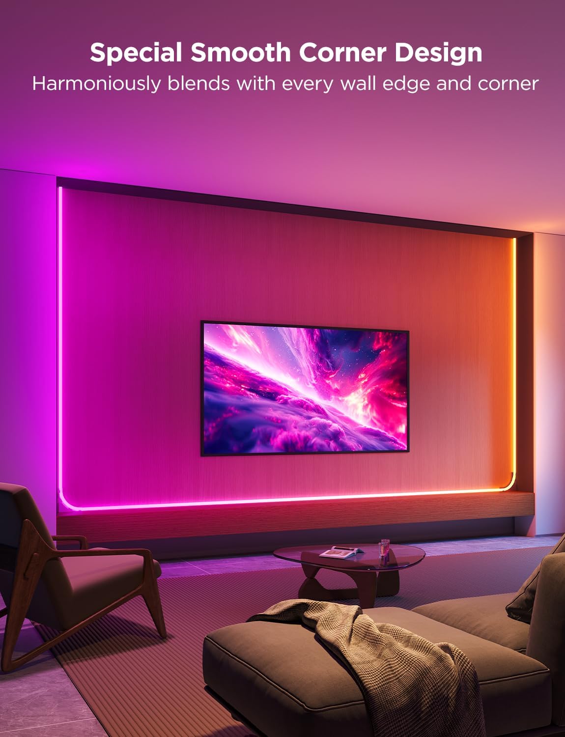 Govee Neon LED Strip Light, Works With Alexa And Google Assistant - 5m
